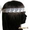 bruiloft hoofdband wit kant en strass haarband