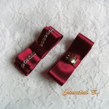 clips schoenen rood huwelijksceremonie boog bordeaux bruid