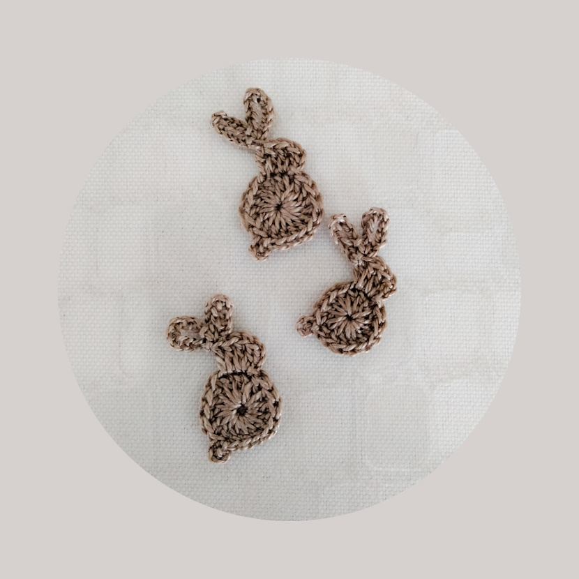 Konijntje Appliqué "Goudbruin
