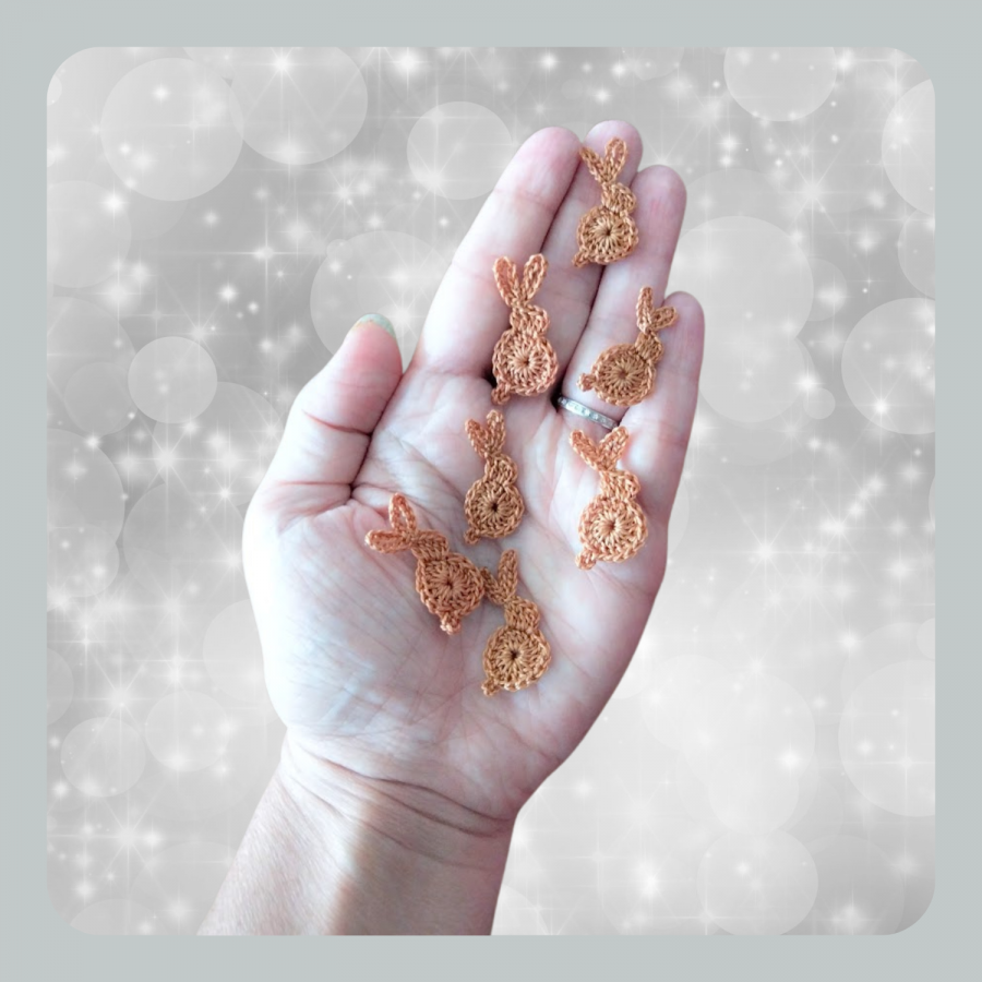 Konijntje Appliqué "Caramel".