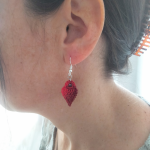Oorbellen 'Plume' (veer)