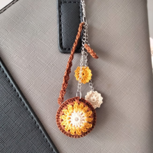 Mandala" tas sieraad Chocolade