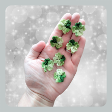 Klavertje 4 - van wit naar groen