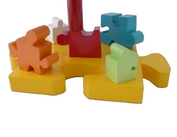 Kinderbedlampje "De Puzzel" H 30 Cm