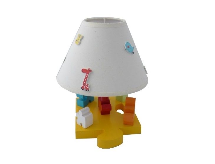 Kinderbedlampje "De Puzzel" H 30 Cm