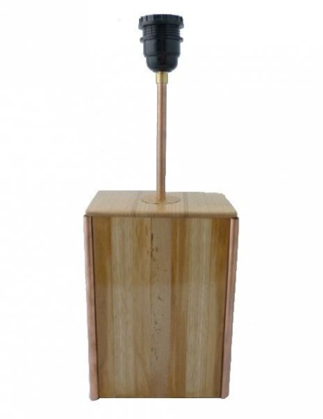 Tafellamp 63 Cm, Edelhout : Kastanje, Eik, Notelaar