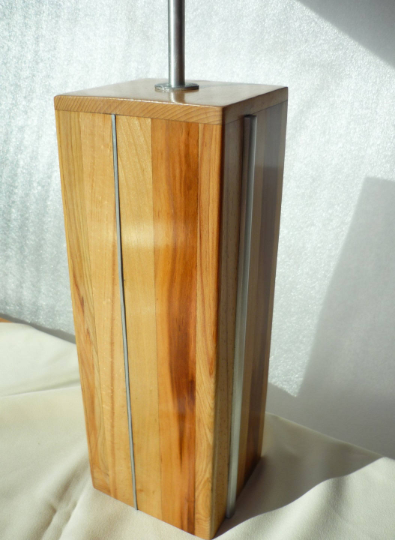 Tafellamp 76 Cm, Edelhout : Plum, Cherry, Sequoia, Beech