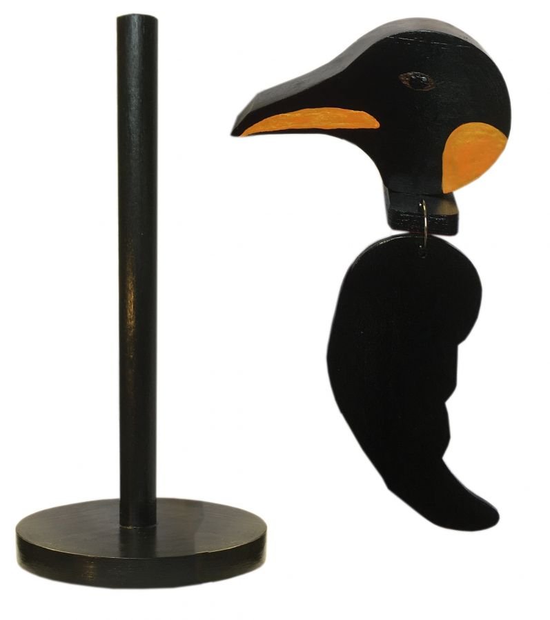 "De pinguïn papieren handdoekhouder 