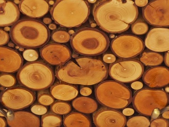 Grote rechthoekige spiegel in mahonierood hout 47 x 56 cm