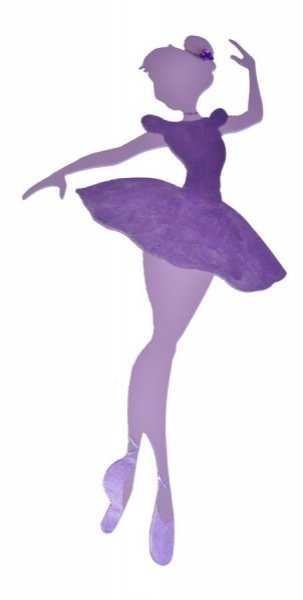 Houten wand- of deurbord model : Sterdanseres 40x20 cm verfstructuur, strass, roos in Aluminium