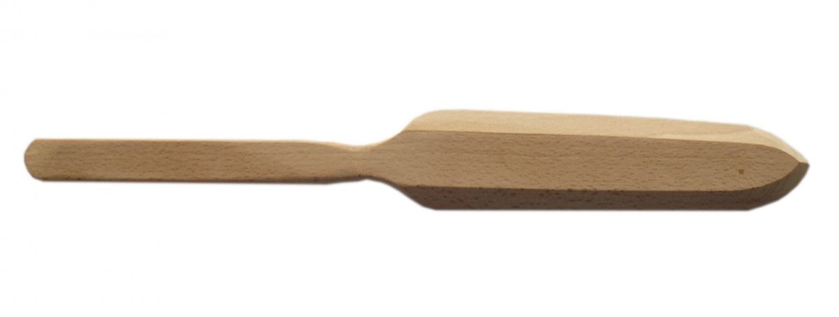 Crepe-spatel Ø 20 lang houten handvat 39 cm