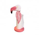 'De roze flamingo papieren handdoekhouder 