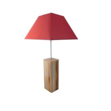 Tafellamp 76 Cm, Edelhout : Plum, Cherry, Sequoia, Beech