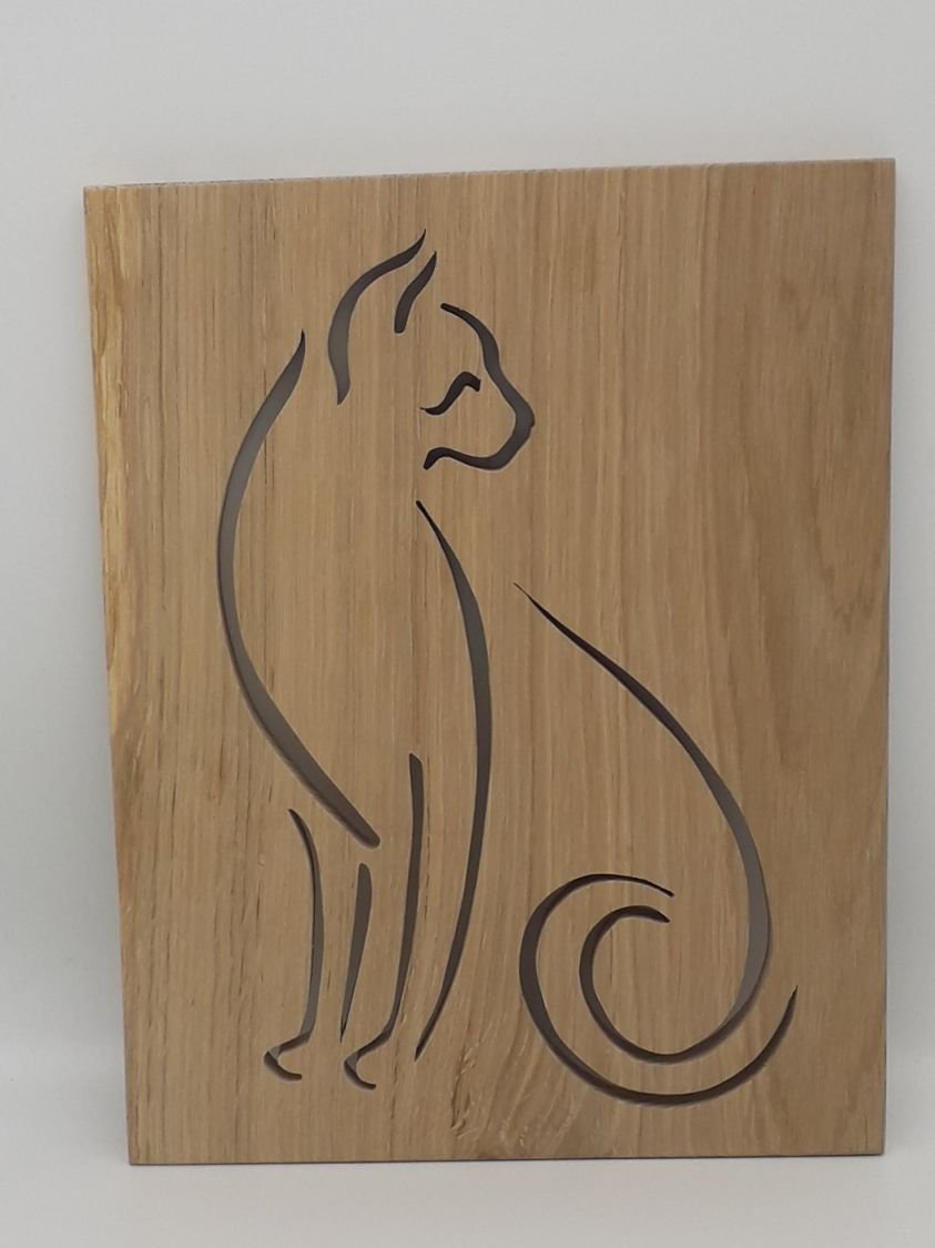 Kattenfiguur ten voeten uit