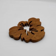 Onderbord viooltje bloem 2 cm dik