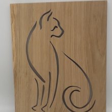 Kattenfiguur ten voeten uit