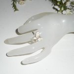 Originele 925 Sterling Zilveren Ring met St. Lucia Oog Vlinder
