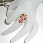 Originele 925 Sterling Zilveren Ring met Jaspissteen en Bruine Agaat