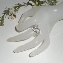 925 Sterling zilveren dolfijn ring met St. Lucia oog