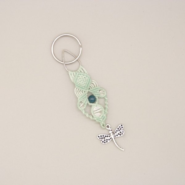 Sleutelhanger met ring om te personaliseren