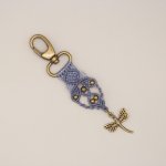Zakjuweel met karabijnhaak sleutelhanger om te personaliseren