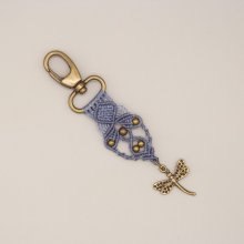 Zakjuweel met karabijnhaak sleutelhanger om te personaliseren
