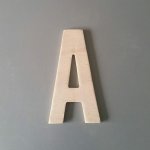 Houten brief om model BATON te schilderen