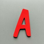 Metalen letterkleur DOM CASUAL