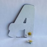 Decoratieve spiegelletter BALLOON