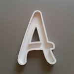 Holle letter in wit PVC AR CENA