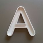 Holle letter in wit PVC ARIAL ROUNDED
