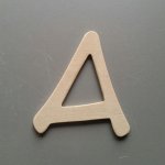 Brief in ruw hout te schilderen model ANIME ACE