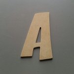 Brief MDF ruw te schilderen model ZOINKS
