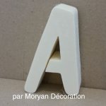 Polystyreen letter DOM CASUAL