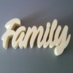 Polystyreen letters Familie