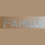 Zinken sierletter FAMILIE 30 cm