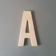 Houten brief om model BATON te schilderen