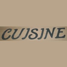 Letters KEUKEN