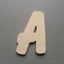 Houten brief om model BALLOON te schilderen