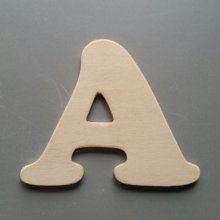 Houten letter te schilderen model ZEN