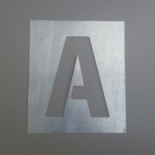 Stencil letter GUNPLAY REGULAR