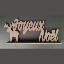 Houten standaard om te decoreren JOYEUXNOEL