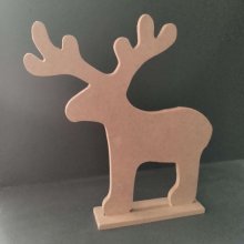 Houten standaard om RENNE te decoreren  