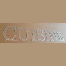 Decoratieve zinken letters KITCHEN 18 cm