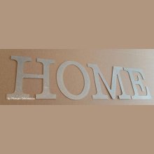 Zinken sierletter HOME 20 cm