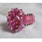 Rose Royale ring met facetten en een Swarovski kristallen cabochon