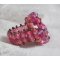 Rose Royale ring met facetten en een Swarovski kristallen cabochon