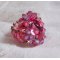 Rose Royale ring met facetten en een Swarovski kristallen cabochon