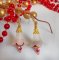 BO Secret Oriental met keramische kralen en Lucite bloemen en 14 karaat Gold Filled oorhaken