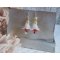 BO Secret Oriental met keramische kralen en Lucite bloemen en 14 karaat Gold Filled oorhaken